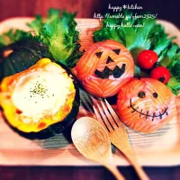 もうすぐハロウィン❤︎ ハロウィンワンプレート*⃝̣◌︎⑅⃝︎◍︎♡︎◌︎*⃝̥◍︎♡︎|yuka＊さん