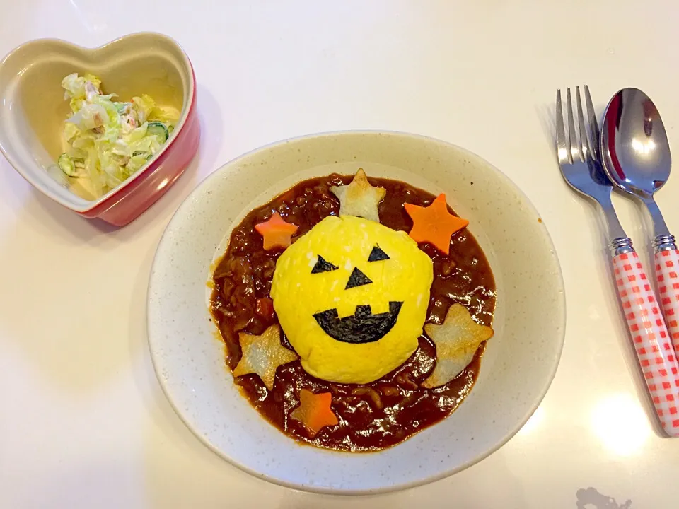 ジャックオランタン🎃ハヤシライス♡10/29|ちび太さん