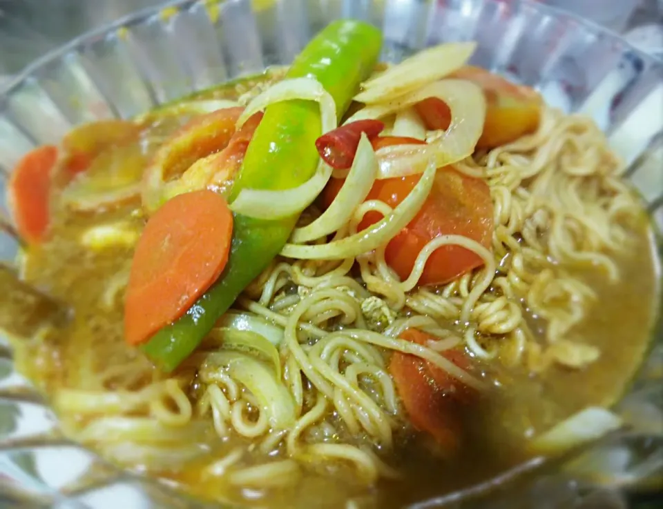 Snapdishの料理写真:Spicy Crab Soup Ramen|Tony J-Kayさん