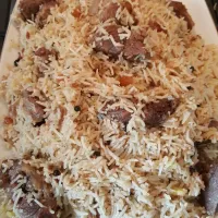 Rice mixed with beef (pilau) ❤|Jamilaさん