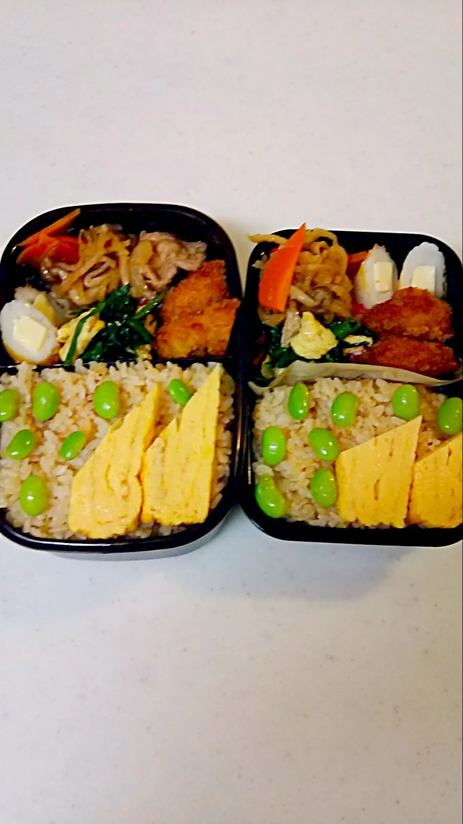 今日の長男弁当🍱と私お仕事弁当🍱🎵|Sayakaさん