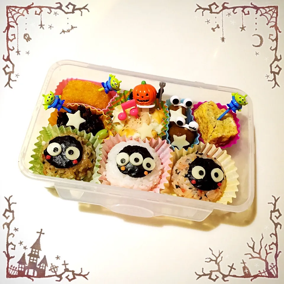 ハロウィン❤︎3色にぎり弁当|Makinsさん