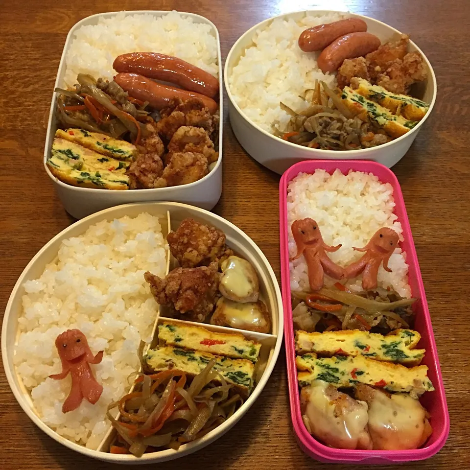 みんなお弁当♪|tenoaさん