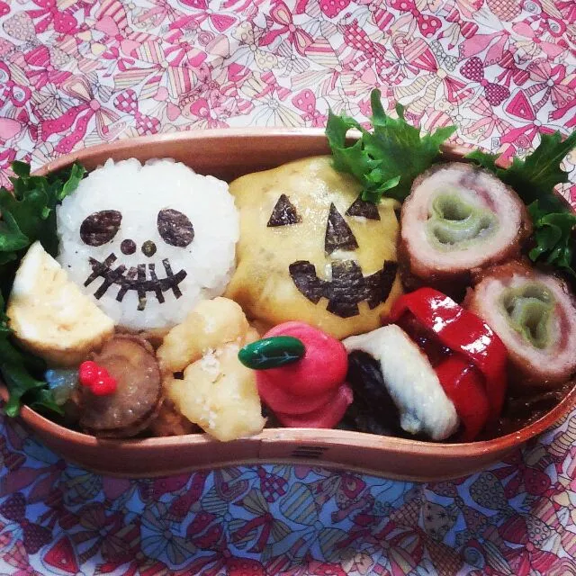 娘のお弁当　10/30 ハロウィンイブ☆|毎朝５時ラーⅡさん