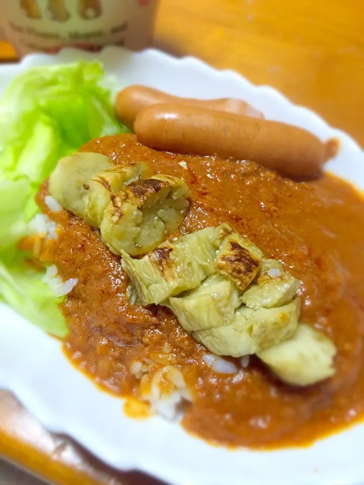 ミートソース朝ご飯焼き茄子とともに|Shinobu  Takahashiさん