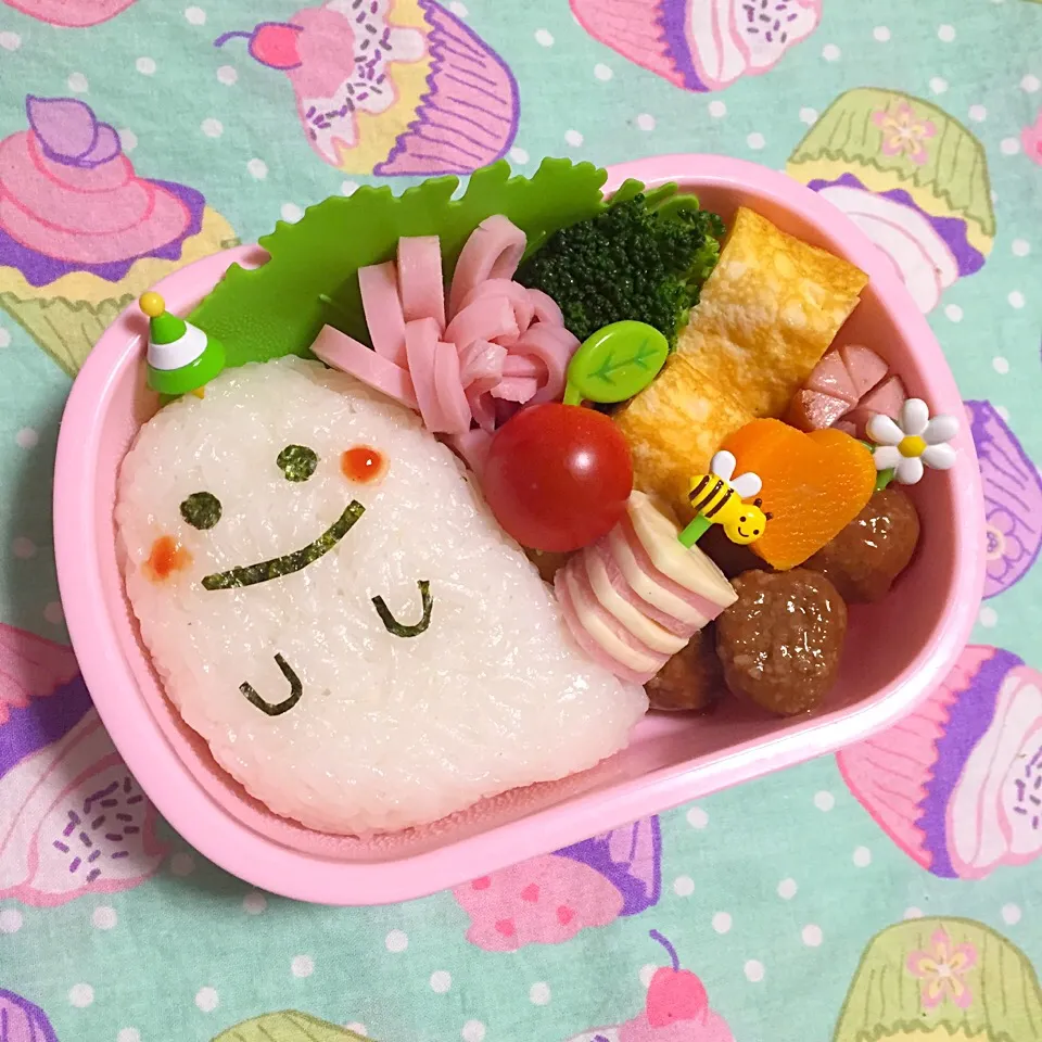 年中さん弁当❁ハロウィンおばけ|☃YUKIさん