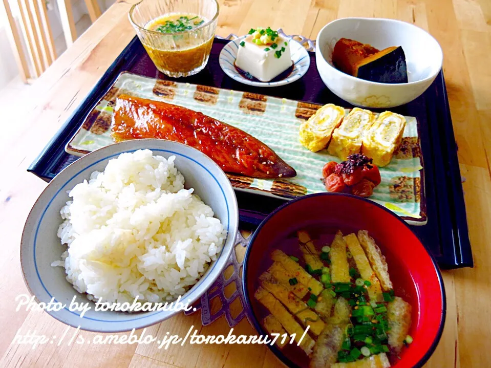 お父ちゃんの和朝食☻|ゆりえさん