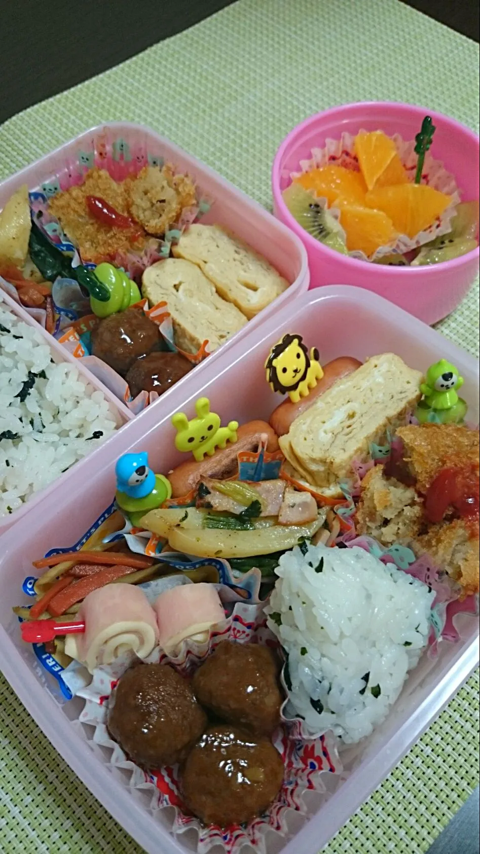 Snapdishの料理写真:幼稚園弁当|ゆきりん。さん