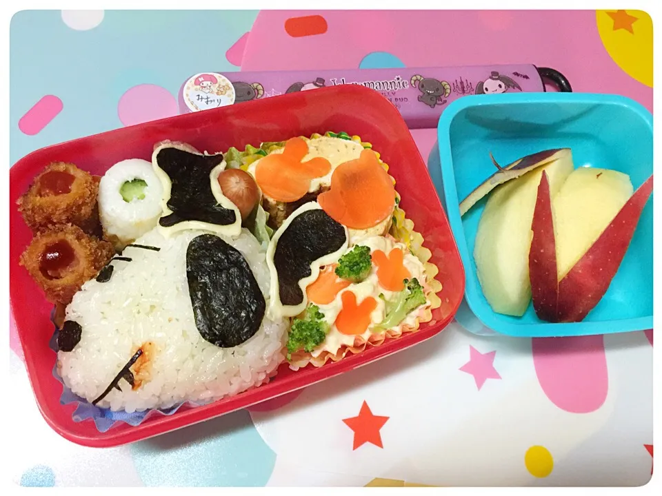 三女のお弁当。#山登り#年長さんお弁当。|yukirinさん