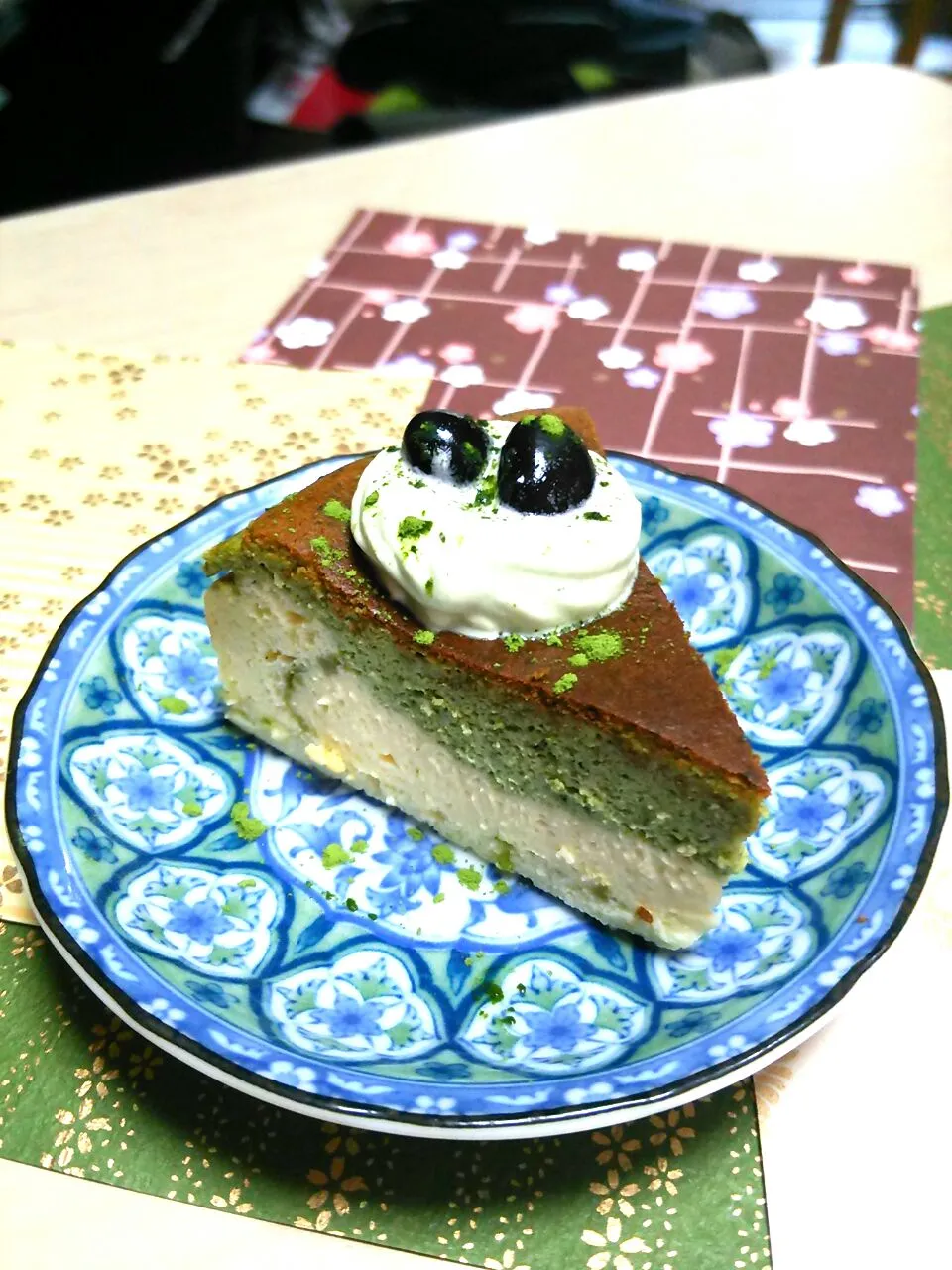 抹茶のチーズケーキ|Takahiroさん