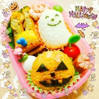 Snapdishの料理写真:Halloweenお弁当👻🎃|美紀さん