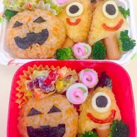 Snapdishの料理写真:ハロウィン弁当|mamah-hさん