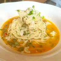 Crab angel hair pasta|Takashima Mariさん