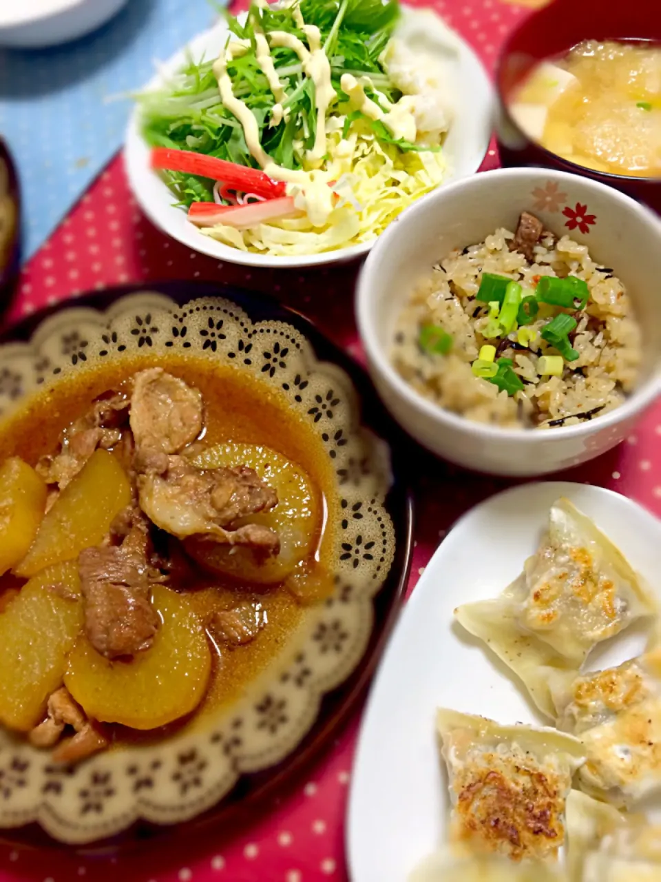 沖縄じゅーしー＆豚肉と大根の煮物|ゆきさん