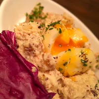 Soft boiled egg potato salad|dominicさん