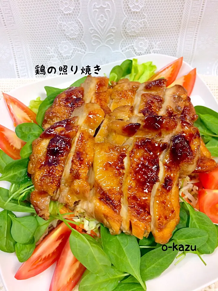 Snapdishの料理写真:鶏の照り焼き|o-kazuさん