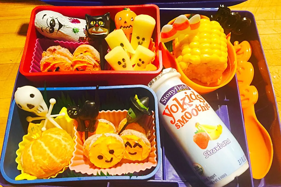 Halloween Pumpkin Patch with Friends Bento with Snacks|Cheryl Melnickさん