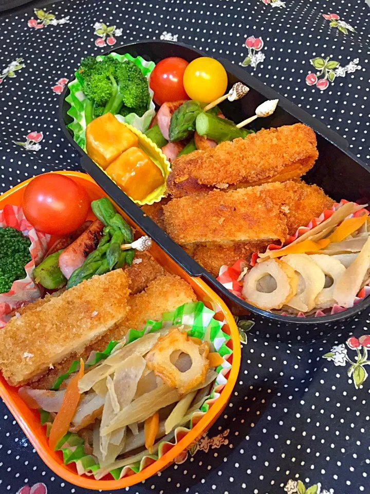 ツインズチキンカツ弁当|Masakoさん