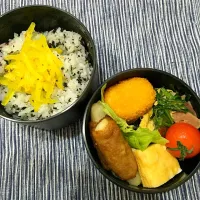 Snapdishの料理写真:☆旦那弁当☆|rikoさん