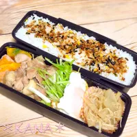 冷蔵庫にあるもので♡健康温活弁当(*^_^*)|＊KANAE＊さん