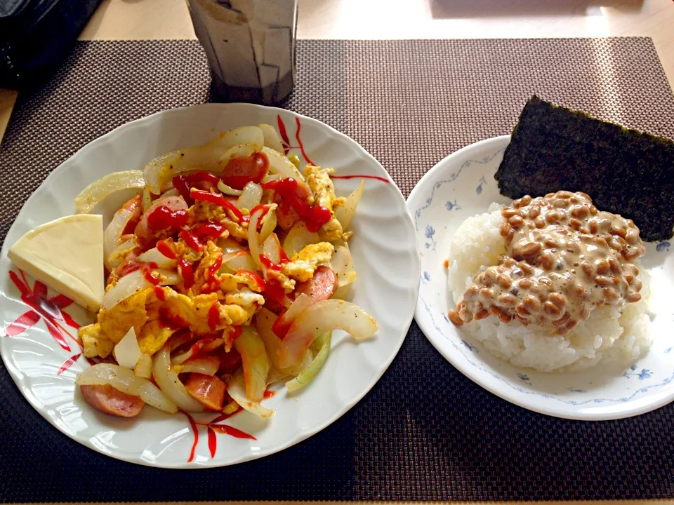 10月31日朝食兼昼食|ばぁさんさん