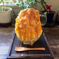 Snapdishの料理写真:かぼちゃのかき氷🎃