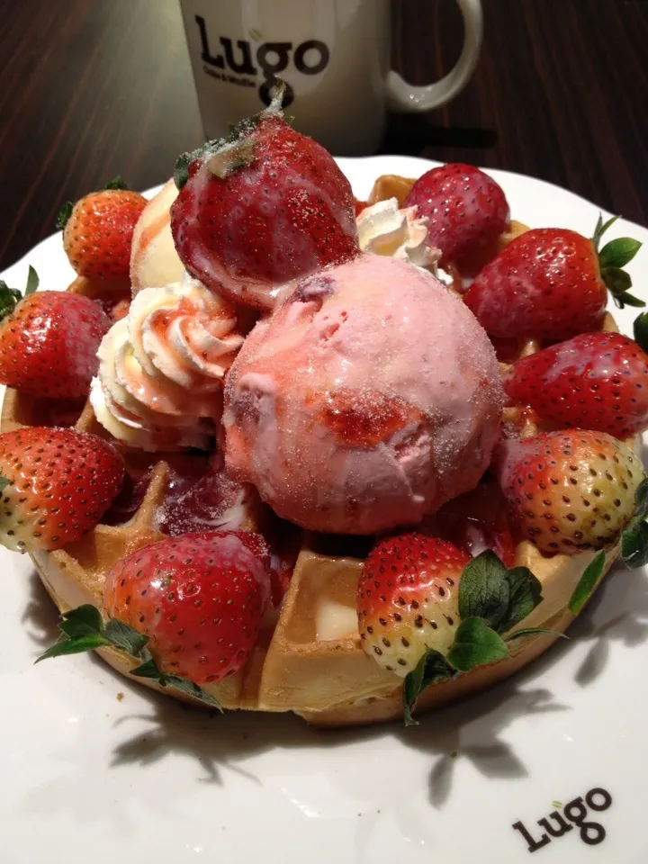 Strawberry waffle|Elaineさん