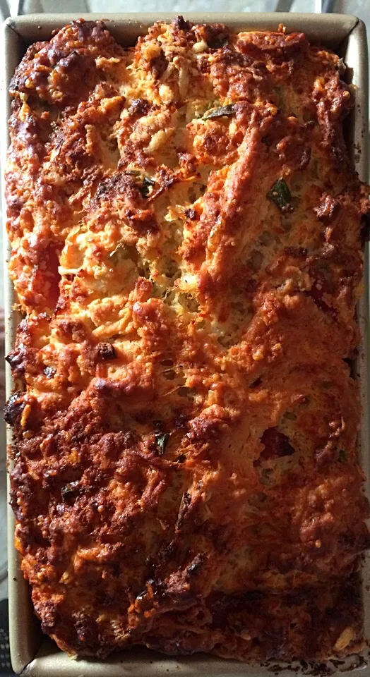 Beer bread with Gruyere, ham and spring onions|Ong Sor Fernさん