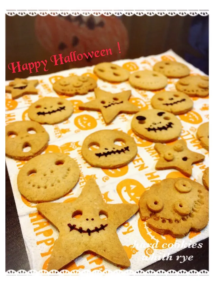 はやちんの料理 9月28日 おやつはクッキー❗️チビと作りました😋ハロウィンのいろいろクッキー|はやちんさん