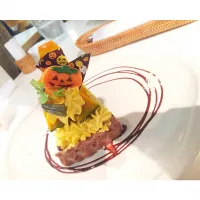 Snapdishの料理写真:ハロウィンパンプキンタルト🎃|ｍａｈｏさん