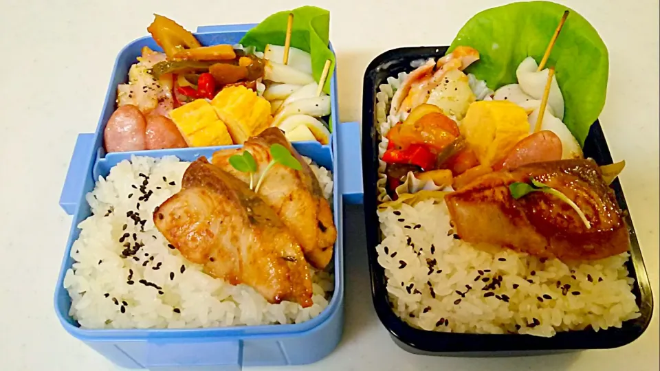 今日の長男部活弁当🍱と私お仕事弁当🍱🎵|Sayakaさん