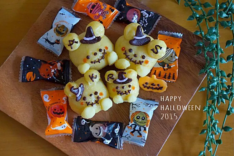 halloweenスイートポテトくまfamily|az.さん