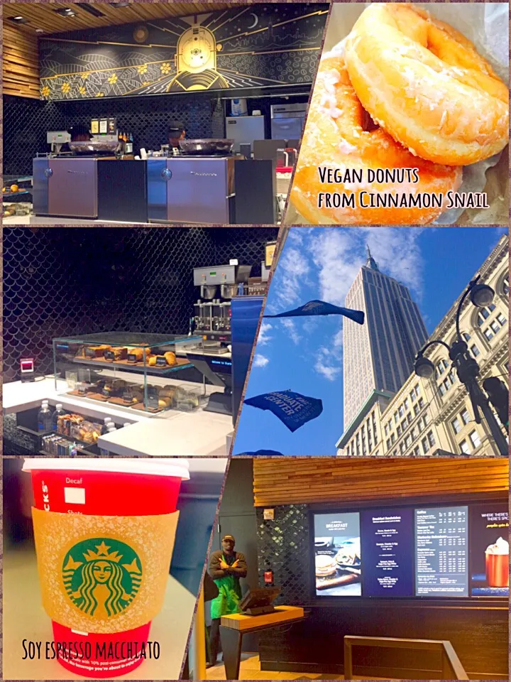 New Starbucks@empire state building
&vegan donuts|erisさん