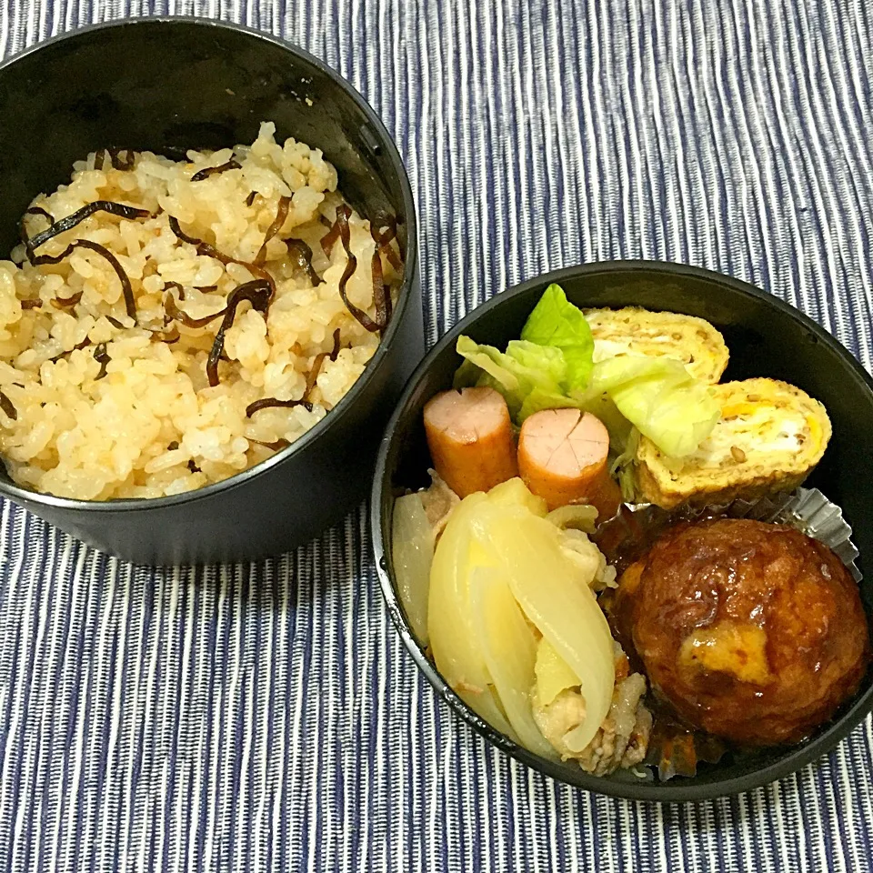 Snapdishの料理写真:☆旦那弁当☆|rikoさん