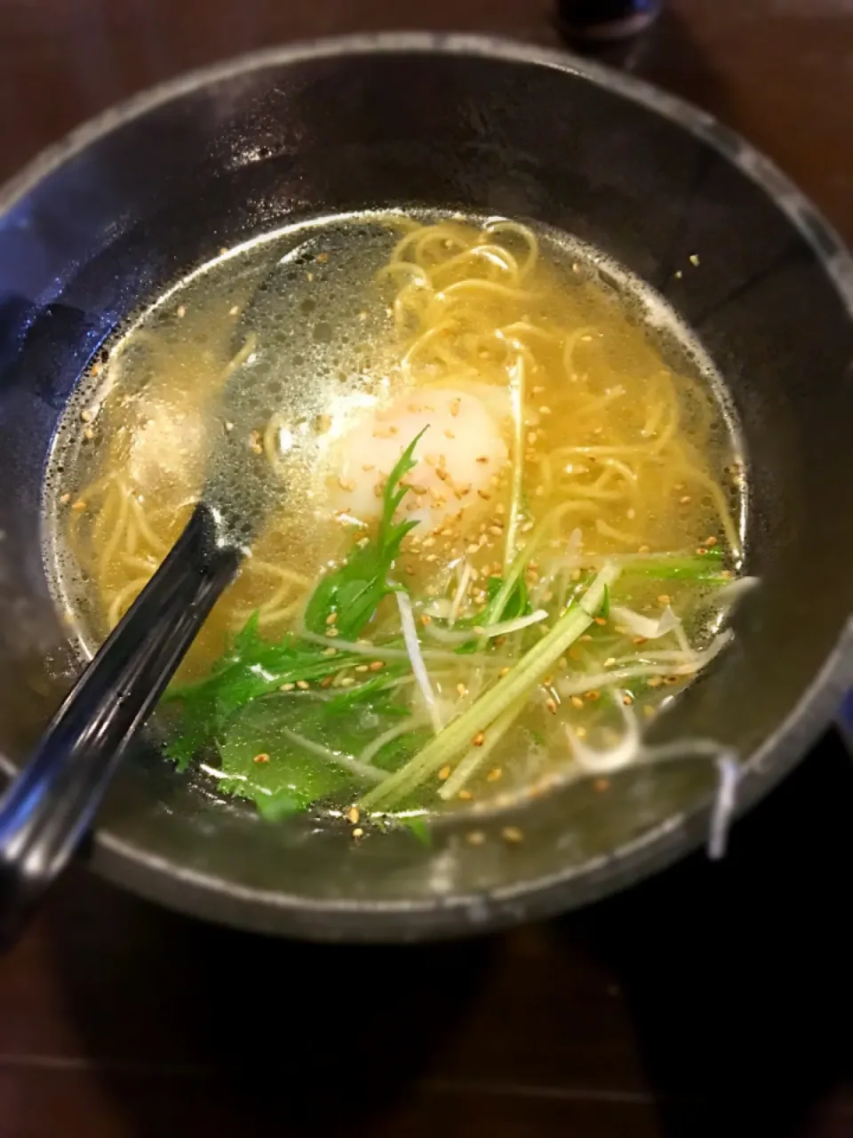 焼き鳥屋の〆のラーメン|なみさん