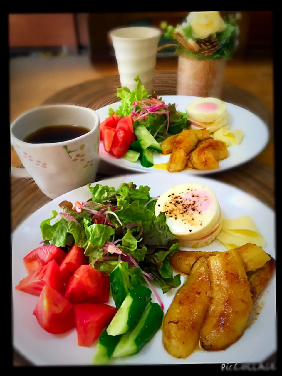 Snapdishの料理写真:低糖質・朝ご飯|らんママさん