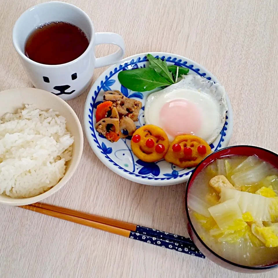 アンパンマンポテトの朝ご飯♡|Mami.Nさん