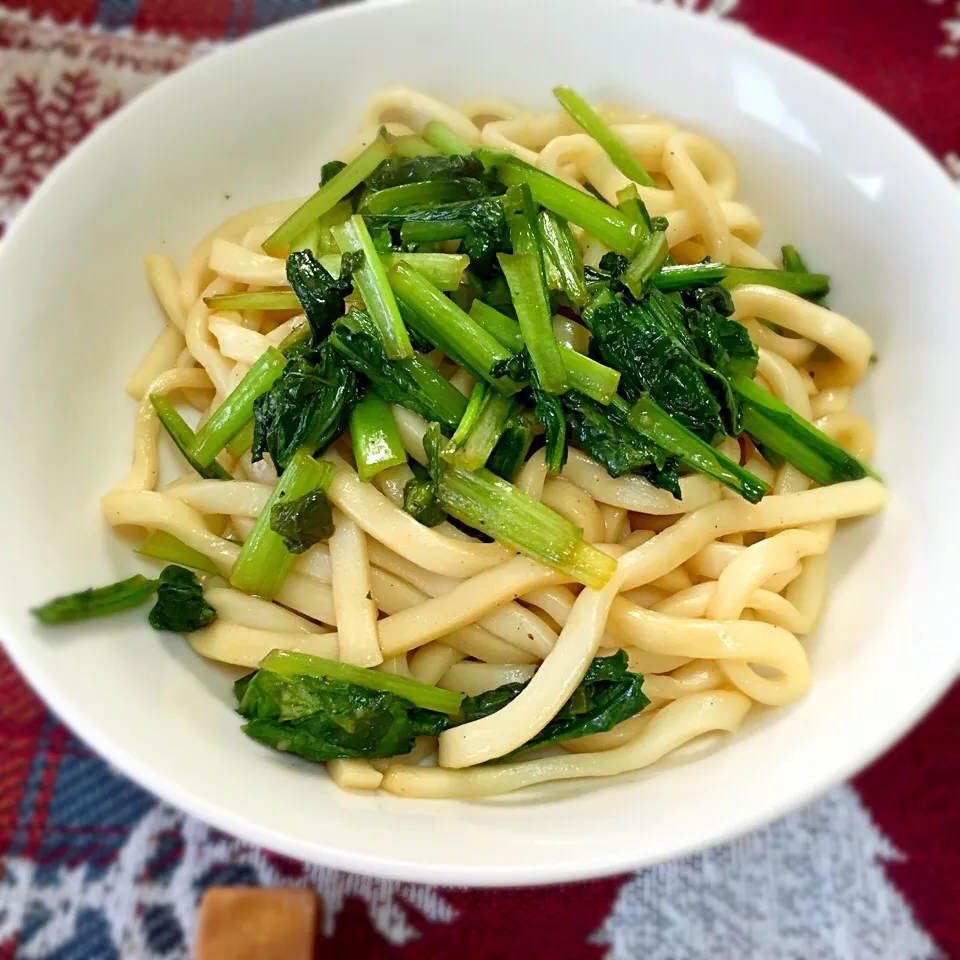 Snapdishの料理写真:醤油バター焼うどん|ななみさん