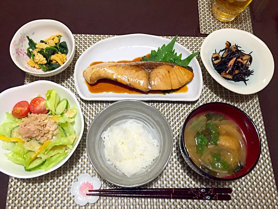 ブリの照り焼き|お豆さん