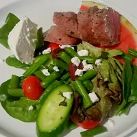 Lamb, watermelon and feta salad|nicolaさん