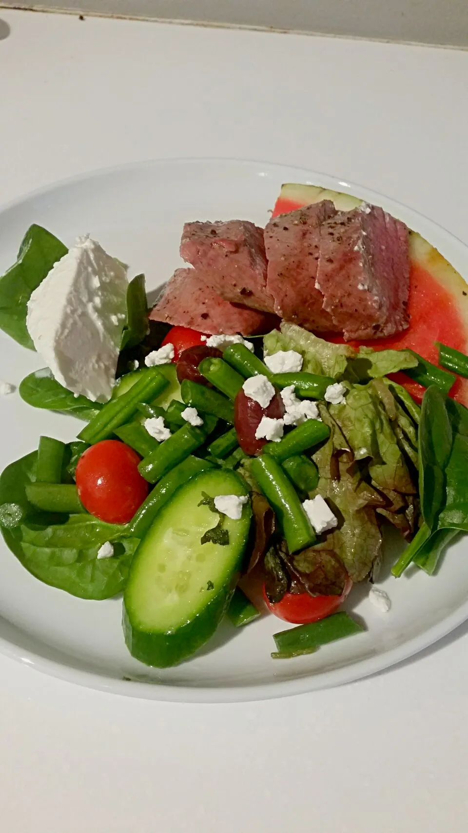 Lamb, watermelon and feta salad|nicolaさん