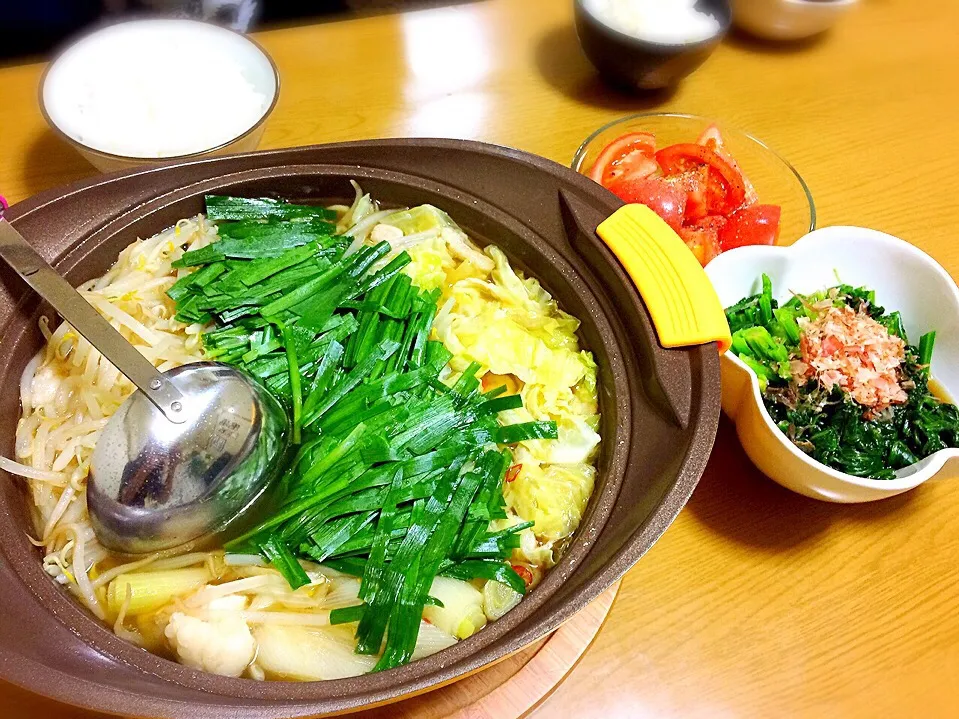 醤油味のもつ鍋|友美さん