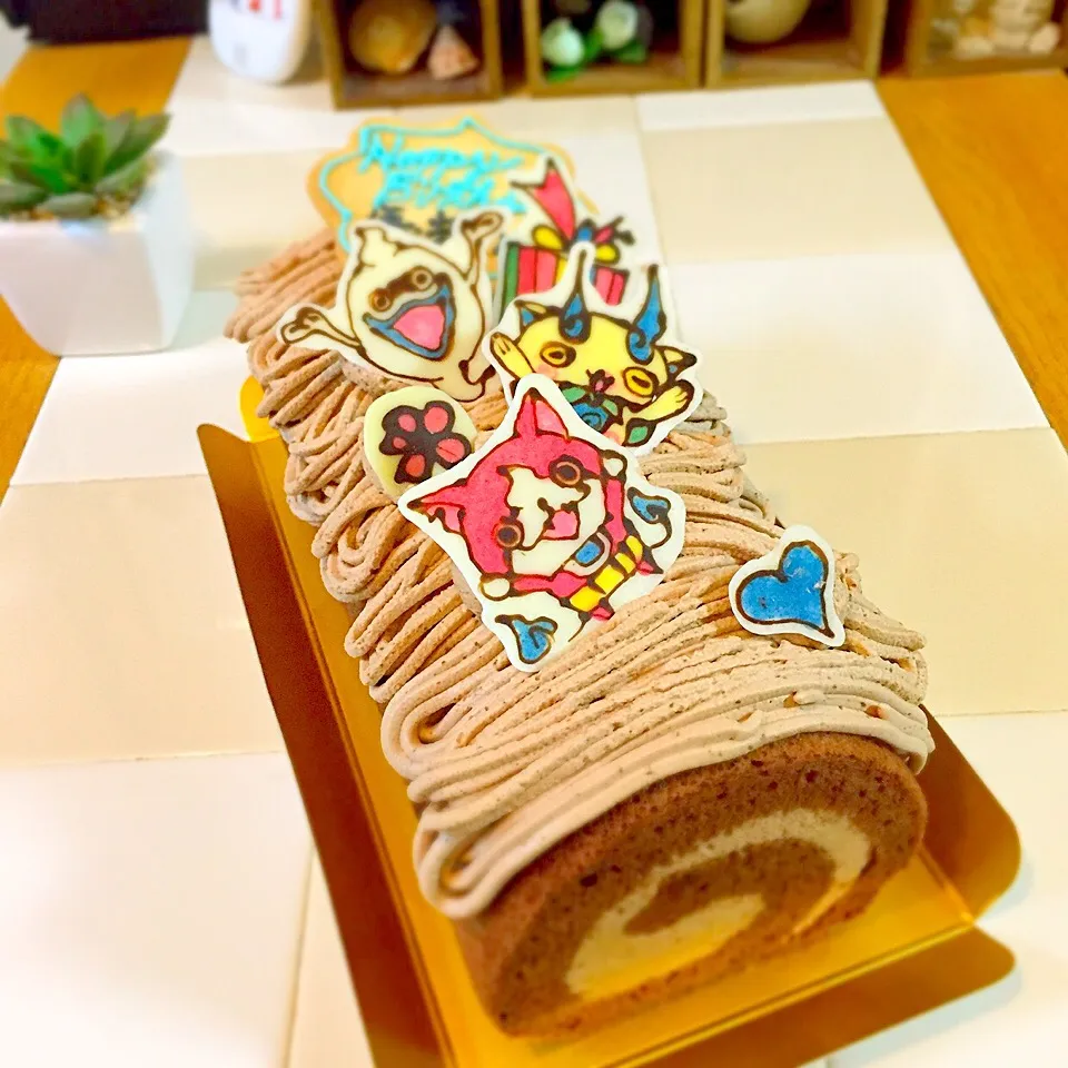 お誕生日ロールケーキ|☆run☆さん