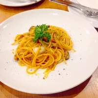 Snapdishの料理写真:🍝Spaghetti Yummy🍕|Jitsupapa Pimexol Rungpakdeesawatさん