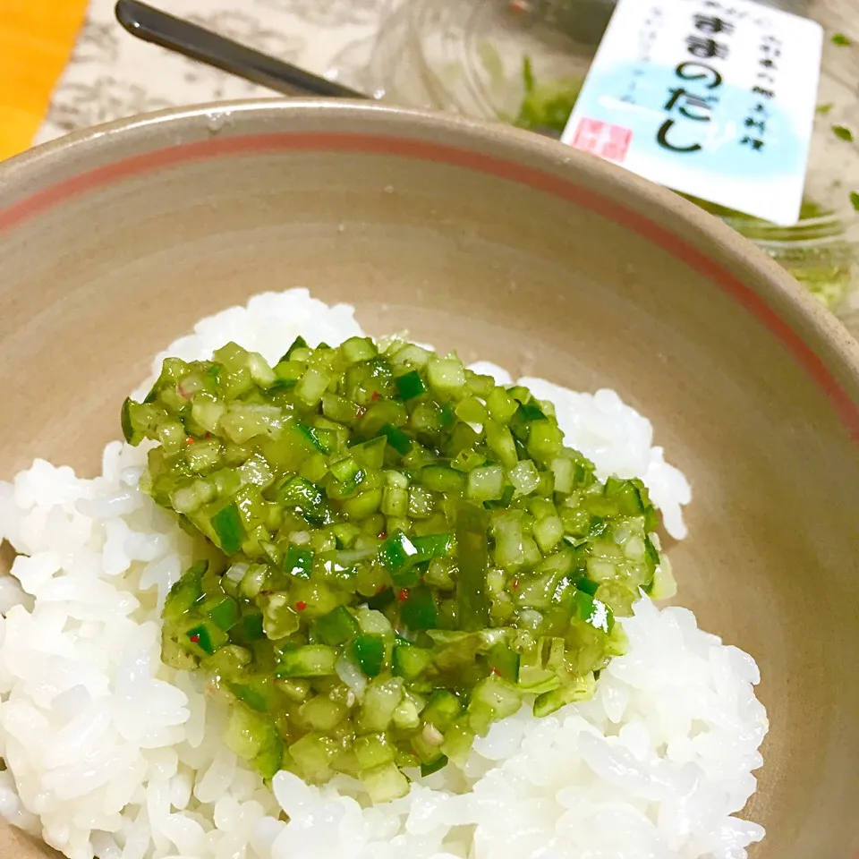 だしのっけご飯|カウンター嬢さん