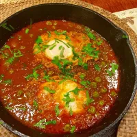 Snapdishの料理写真:Shakshuka in Indian way!|gayatri singhさん