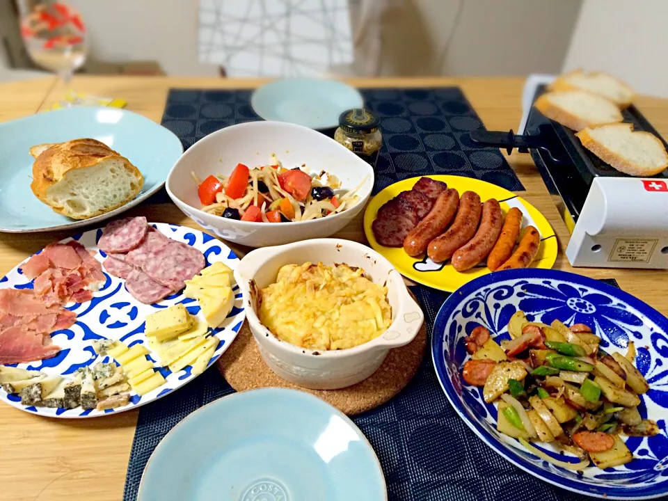 Snapdishの料理写真:赤ワインに合わせた料理🍷|さたけさん