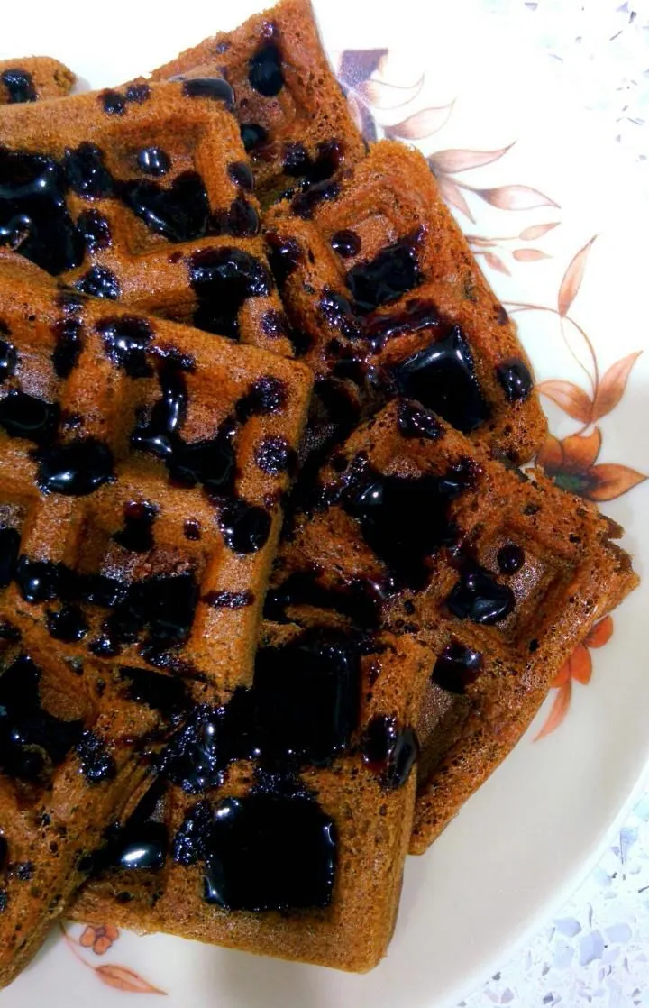 Mocha Waffles! #waffle #Dessert|Prachi Ranaさん