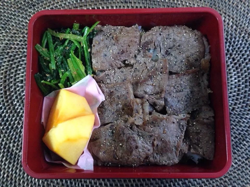 Snapdishの料理写真:塩焼肉弁当|*なおみん*さん