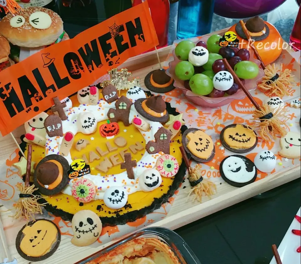 かぼちゃのべイグドチーズケーキ ハッピーハロウィン|れいこさん